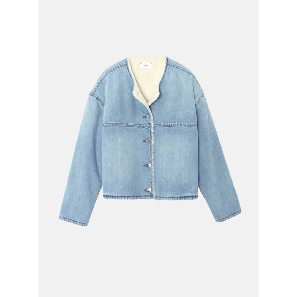NEW XIRENA women's lucien denim jacket in blue nova - Picture 1 of 3